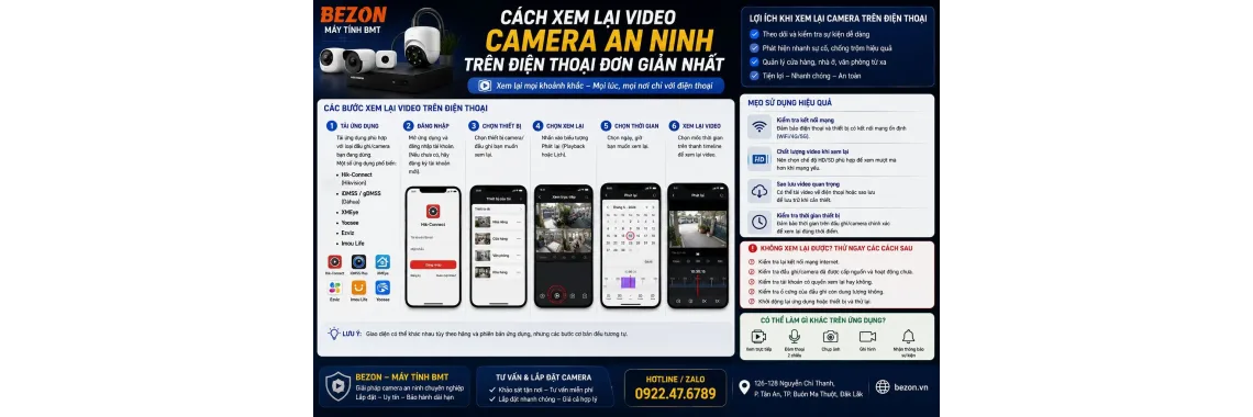 Cách Xem Lại Video Camera An Ninh Trên Điện Thoại Đơn Giản Nhất