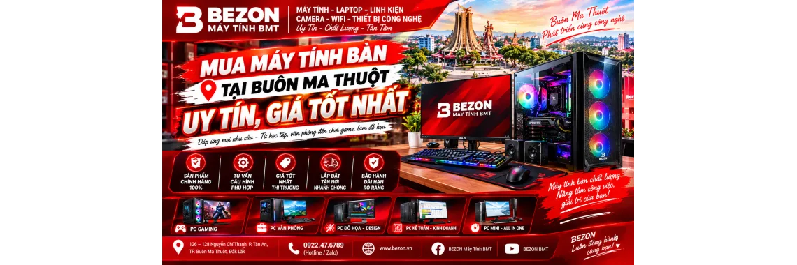 Mua Máy Tính Bàn Tại Buôn Ma Thuột Uy Tín, Giá Tốt Nhất: Kinh Nghiệm Kỹ Thuật Tránh Mất Tiền Oan