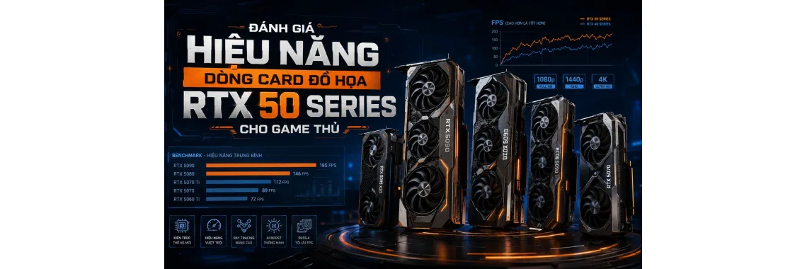 Đánh Giá Hiệu Năng Dòng Card Đồ Họa RTX 50 Series Cho Game Thủ