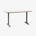Bàn văn phòng HYPERWORK Core Desk 1m2 | Thép, Mặt bàn P1PB, Khung đen / Mặt trắng - 4