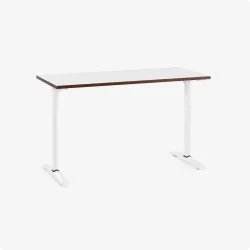Bàn văn phòng HYPERWORK Core Desk 1m2 | Thép, Mặt bàn P1PB, Khung trắng / Mặt trắng - Bezon Buôn Ma Thuột