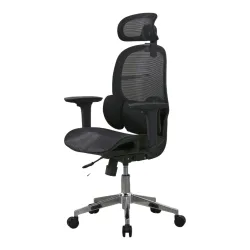 Ghế công thái học OEM E3 Lite | Đen, 150kg, Chân xoay, Lưng lưới - Bezon Buôn Ma Thuột