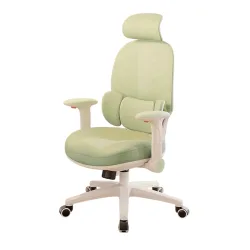 Ghế công thái học MANSON E3 Lite | Xanh lá, 100kg, Chân xoay, Lưng lưới - Bezon Buôn Ma Thuột