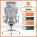 Ghế công thái học MANSON Atum | Xám, 120kg, Chân xoay, Lưng lưới - 5