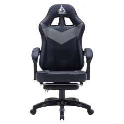 Ghế Warrior Gaming Raider Series WGC210 - Black / Gray | Kê chân, Tay ghế linh hoạt, Foam nguyên khối - Bezon Buôn Ma Thuột