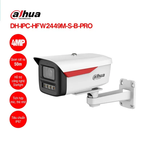 Mua Camera IP DAHUA DH-IPC-HFW2449M-S-B-PRO Giá Tốt