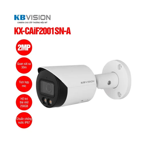 Camera IP Full Color 2MP KBVISION KX-CAiF2001SN-A