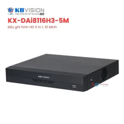 Đầu Ghi KBVISION KX-DAi8116H3-5M - 16 Kênh AI 5MP 4K