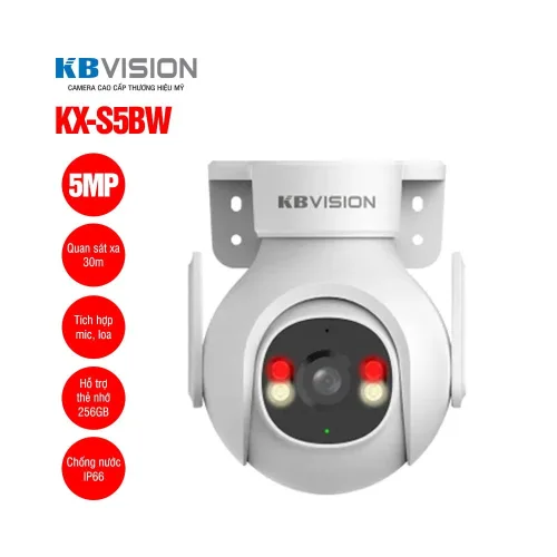 Camera WiFi KBVISION KX-S5BW - PT 3MP Smart Tracking