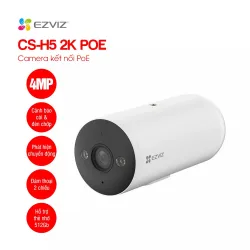 Camera ngoài trời EZVIZ H5 (2K, POE, 4mm)