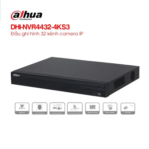 Đầu ghi hình IP 32 kênh DAHUA DHI-NVR4432-4KS3