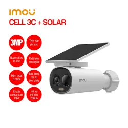 Camera Wifi dùng pin IMOU CELL 3C 3MP kèm tấm Solar giá rẻ