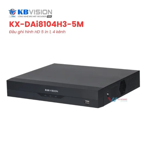 Đầu Ghi KBVISION KX-DAi8104H3-5M - 4 Kênh AI 5MP 4K
