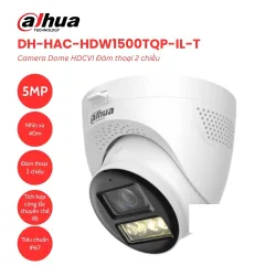 Camera Dahua DH-HAC-HDW1500TQP-IL-T Dome 5MP