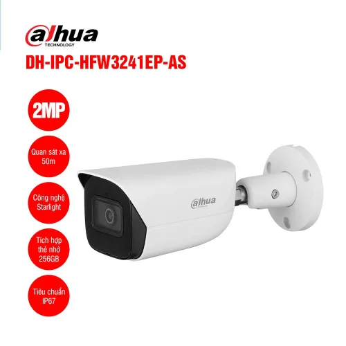 Camera IP 2MP AI DAHUA DH-IPC-HFW3241EP-AS