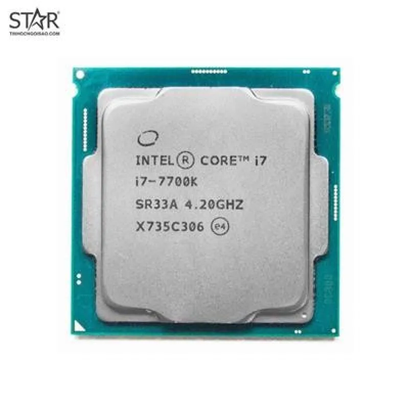 CPU Intel Core i7-7700K (QSD, Tray) | LGA1151, 4 nhân 8 luồng, Không kèm fan