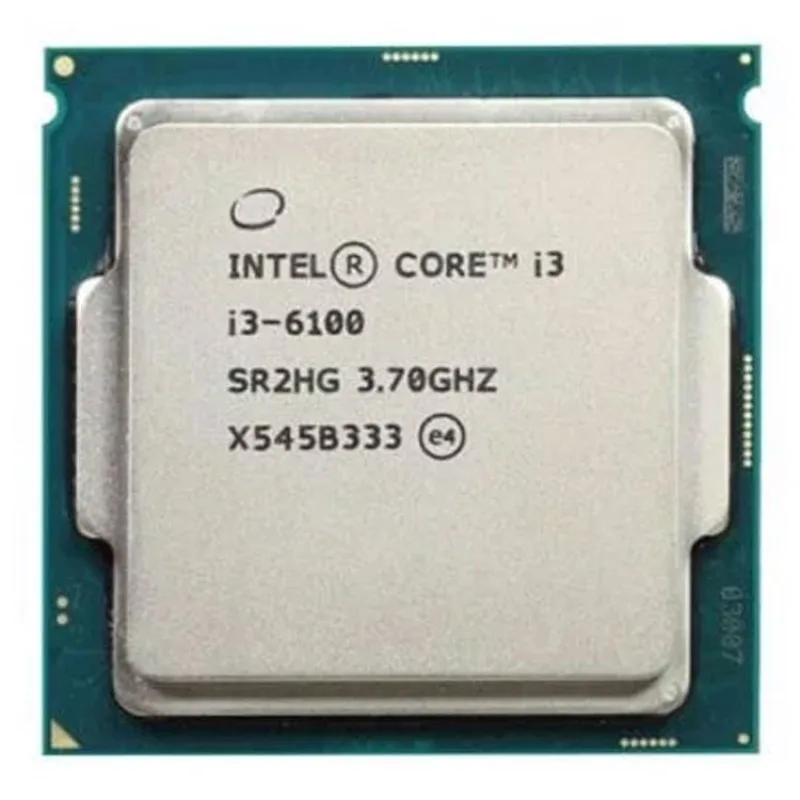 CPU Intel Core i3-6100 Tray (No Box, chưa gồm Fan) | LGA1151, 2 nhân/4 luồng, 3.7 GHz
