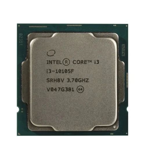 CPU Intel Core i3 10105F Cũ | LGA 1200, 4 nhân/8 luồng, Max 4.4 GHz