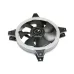 Quạt tản nhiệt PC Hollo | Kit 2 Fan 120mm, RGB, Đen - 2