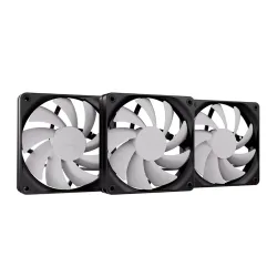 Quạt tản nhiệt PC Hyte Flow FA12 | Kit 3 fan 120mm, Trắng - Bezon Buôn Ma Thuột