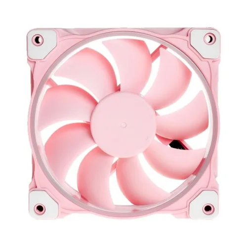 Quạt tản nhiệt PC ID-COOLING ZF-12025 Piglet Pink | Fan lẻ 120mm, Led Hồng, Hồng