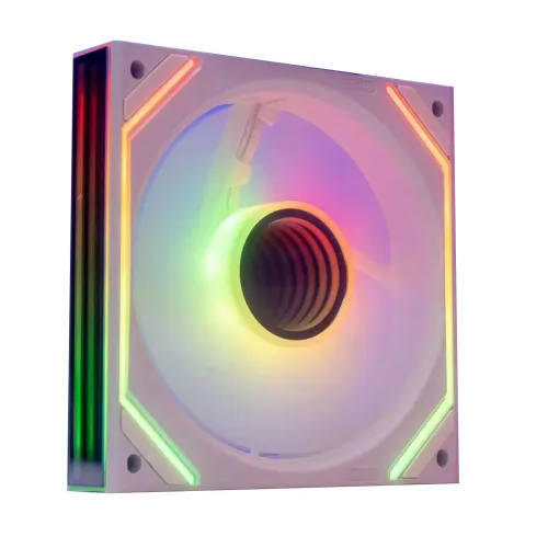 Quạt tản nhiệt PC Coolmoon TY1 | Fan lẻ 120mm, ARGB, Trắng