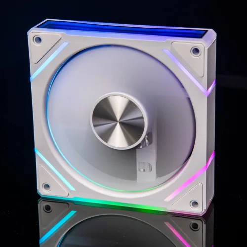 Quạt tản nhiệt PC Leopard V1 | Fan lẻ 120mm, ARGB, Gió thuận, Trắng