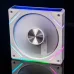 Quạt tản nhiệt PC Leopard V1 | Fan lẻ 120mm, ARGB, Gió thuận, Trắng - 3