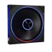 Quạt tản nhiệt PC Leopard TransWarp | Fan lẻ 140mm, ARGB, Gió ngược, Đen - 3