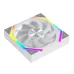 Quạt tản nhiệt PC Leopard Galaxy | Fan lẻ 120mm, ARGB, Gió ngược, Trắng - 1