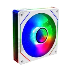 Quạt tản nhiệt PC Leopard S1 | Fan lẻ 120mm, ARGB, Gió ngược, Trắng - Bezon Buôn Ma Thuột