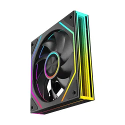 Quạt tản nhiệt PC Leopard Prism 4RS Ultra | Fan lẻ 120mm, ARGB, Gió ngược, Đen - Bezon Buôn Ma Thuột