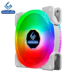 Quạt tản nhiệt PC LovingCool LC‑12025 | Fan lẻ 120mm, ARGB, Trắng - Bezon Buôn Ma Thuột