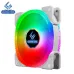 Quạt tản nhiệt PC LovingCool LC‑12025 | Fan lẻ 120mm, ARGB, Trắng - 2