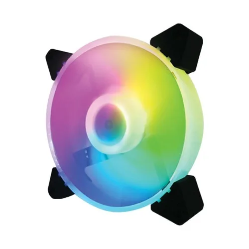 Quạt tản nhiệt PC VSP V201 | Fan lẻ 120mm, RGB, Đen
