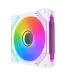Quạt tản nhiệt PC Xigmatek StarZ Pro Artic | Kit 3 fan 120mm, ARGB, Trắng - 1
