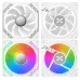 Quạt tản nhiệt PC Xigmatek StarZ Pro Artic | Kit 3 fan 120mm, ARGB, Trắng - 3