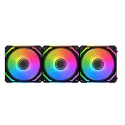 Quạt tản nhiệt PC Xigmatek Starlink Ultra | Kit 3 fan 120mm, ARGB, Đen - Bezon Buôn Ma Thuột
