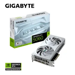 Card màn hình Gigabyte GeForce RTX 5060 EAGLE ICE OC 8G (GV-N5060EAGLE ICE OC-8GD) | 8GB GDDR7, 3840 CUDA, PCIe 5.0 - Bezon Buôn Ma Thuột