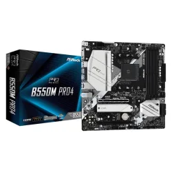 Mainboard ASRock B550M Pro4 DDR4 | AM4, mATX, 4 khe RAM - Bezon Buôn Ma Thuột