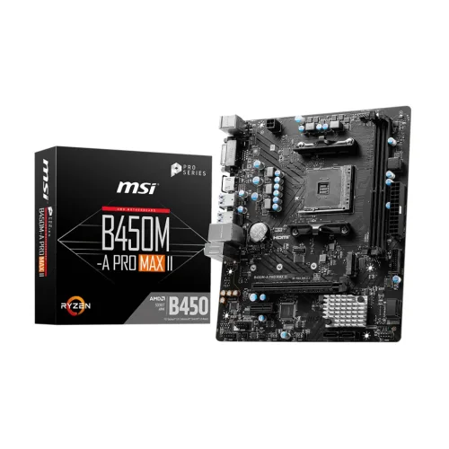 Mainboard MSI B450M-A PRO MAX II DDR4 | AM4, mATX, 2 khe RAM