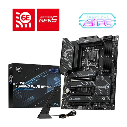 Mainboard MSI Z890 GAMING PLUS WIFI6E | Intel Z890, LGA1851, ATX, 4 khe DDR5