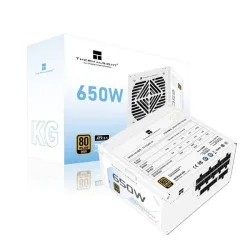 Nguồn máy tính Thermalright KG-650 80 Plus Gold Pcie5.1 - Trắng | Full Modular, ATX - Bezon Buôn Ma Thuột