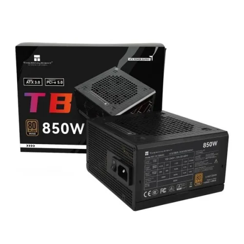 Nguồn máy tính Thermalright Tb-850S 80 Plus bronze Atxb.0 Pcie5.0 | Non Modular, ATX