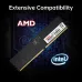 RAM PC KingSpec 16GB DDR5 | (1x16GB), 4800MHz, Intel/AMD K4800D5P11016G - 2