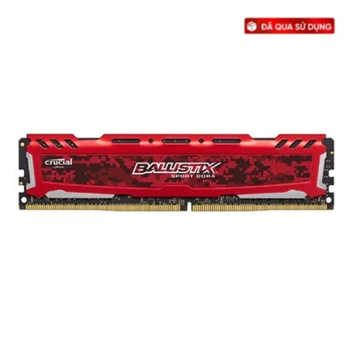 Ram Crucial Ballistix 8GB DDR4 2400MHz tản nhiệt QSD