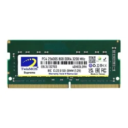 RAM Laptop TwinMOS Supreme 8GB DDR4 | 3200MHz, CL22, 1.2V, SODIMM - Bezon Buôn Ma Thuột