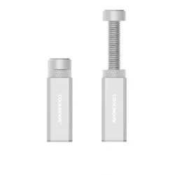 Thanh đỡ VGA Coolmoon Hifrost H8 Medium Silver | Đế nam châm (Chiều Cao 50mm - 80mm) - Bezon Buôn Ma Thuột