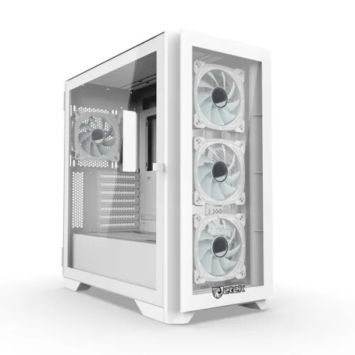 Thùng máy Jetek CSGO2 Z7 - Đen | E-ATX, kèm sẵn 3 fan RGB