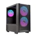 Thùng máy EINAREX PM150 RGB M-ATX | Kèm 3 Fan ARGB, Kính cường lực, Đen - 3